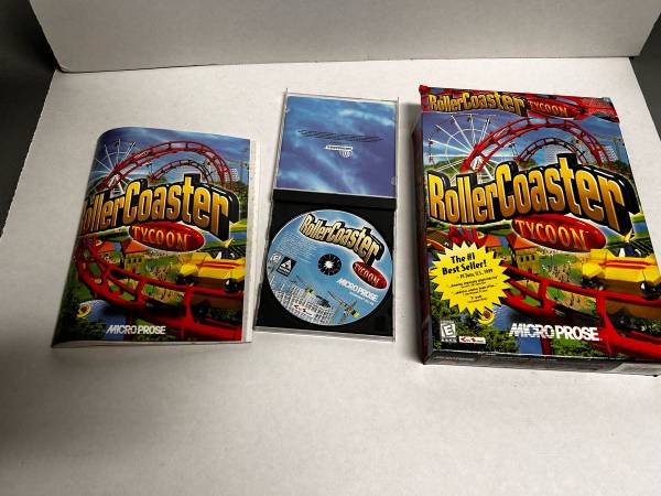 Video Game/ pc Electronics Roller Coaster Tycoon 1
