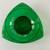 Anchor Hocking Vintage Green Manhattan Triangular Pressed Glass Bowl 1960's MCM 1 thumbnail