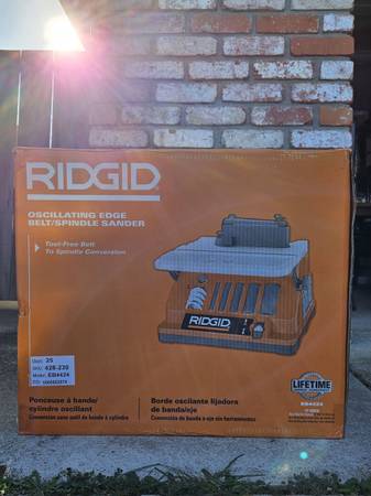 RIDGID 5 Amp Corded Oscillating Edge Belt/Spindle Sander 1