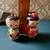 Pair of Vintage Wood Kokeshi Dolls Hand Painted Made in Japan  3 in 5 thumbnail