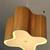 XL Lampa Clover Pendant Light – Handmade Zebrawood – Designer Statemen 18 thumbnail