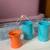 Miniature Metal Containers and Light Blue Wire Baskets 7 thumbnail