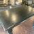 Black SOLID wood heavy dining table, expandable, seats 4-6 [6 chairs] 1 thumbnail