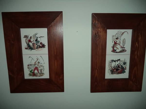 Arts & Crafts Style Wall Decor-Tiles 2 1