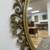 Gold/Bronze Color Ornate Floral Oval Mirror 7 thumbnail