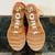 Sorel Sz 6 Joanie 11 High Ankle Wedge Orange Suede Laceup Sandals Like New 7 thumbnail