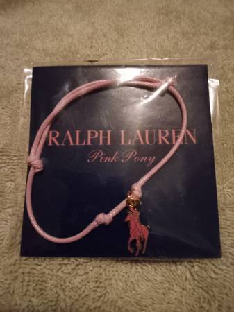 Ralph Lauren Polo Pink Pony Wrist Bracelet NOS Nice 1
