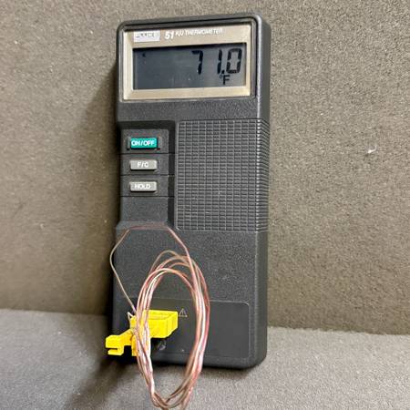 Fluke 51 K/J Digital Thermometer F/C Tested 1