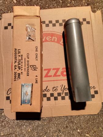 Metal Wall Cup Dispenser 1