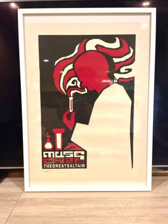 Muse – The Great Saltair 2006 Concert Poster by Travis Bone 1