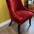 Red Velvet Accent Chair 2 thumbnail