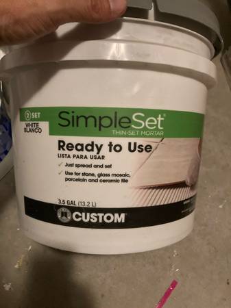Thin set mortar 1
