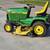 John Deere 455 diesel AWS garden tractor 4 thumbnail