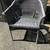 TWO Grey Resin Wicker Stackable Outdoor Chairs 1 thumbnail