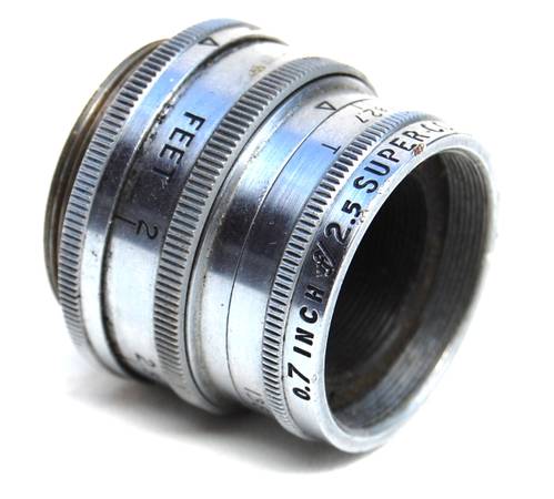 17mm f2.5 BELL & HOWELL SUPER COMAT WIDE ANGLE C-MOUNT LENS 1