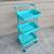 New Lightweight Storage Rolling Utility Organizer Cart Mint Blue 1 thumbnail