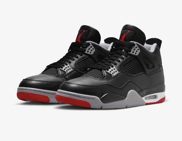 Jordan 4 Retro Bred Reimaged Men's size 10 dead stock 1
