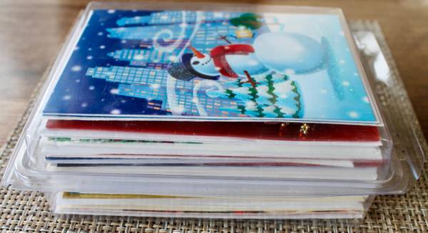 56 Christmas Cards Each is UNIQUE Highest Quality with Envelopes 1