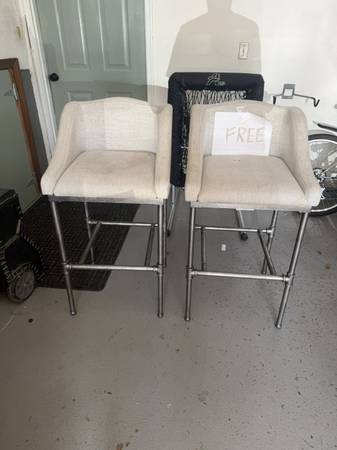 Bar Stools (2) - Free 1