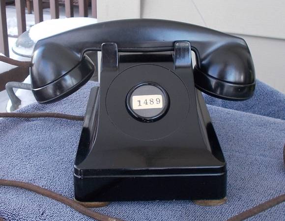 Western Electric Manual 5/38 302 Metal Antique Telephone 1