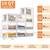 Clear Stackable Storage Boxes Set 3 thumbnail