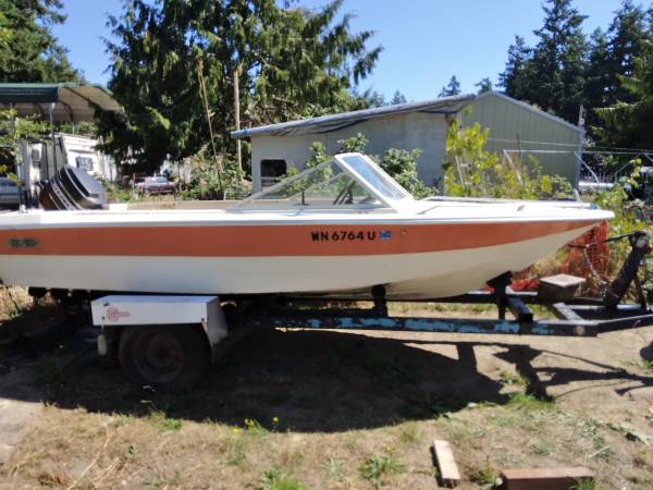 Boat and trailer 1