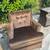 Brown Velvet Armchair 3 thumbnail