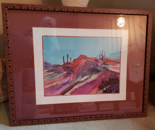 /// ANN HART DAVIS PRINT - VIBRANT HILLS \\\ 1