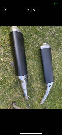 Hayabusa exhaust pipes / muffler 1