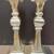 Antique Mercury Glass Pillar Candle Holders - $10 Each 12 thumbnail