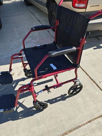 Light Weight Transport Chair 120 Firm No Less Like New 18inch Wee Pics 1