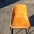 vintage metal and leather chair By CB  2 8 thumbnail