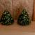 Salt /Pepper Shakers Christmas Trees handmade 1 thumbnail