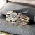 This is a custom made 1.11 Carat t.w diamond solitaire wedding set 6 thumbnail