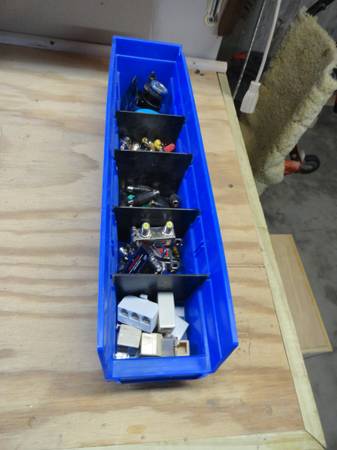 Bin of Audio, Video & Phone Connectors 1