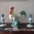 Ceramic Rooster & Pflatzgraff Candle Holders 1 thumbnail