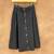 Cherokee Vintage Black Denim Cotton Belted Skirt Made in USA Size 12 2 thumbnail