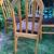Set of 4 Dining Chairs- Solid Wood with New Upholstery Brown Velvet 4 thumbnail