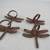 Dragonfly Cast Metal Rustic Brown Tone Napkin Holders-Set Of 4 5 thumbnail