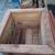 Wooden planter box with a cherry stained exterior 2 thumbnail