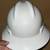 MSA White Full Brim Hard Hat Helmet Construction 1 thumbnail