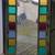 Multi Paned Textured Stained Glass Window 24" x  45" GA9759 6 thumbnail