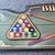 ***SOLD***USED BILLIARDS POOL WALL ART 23.5" L X 8" H 3 thumbnail