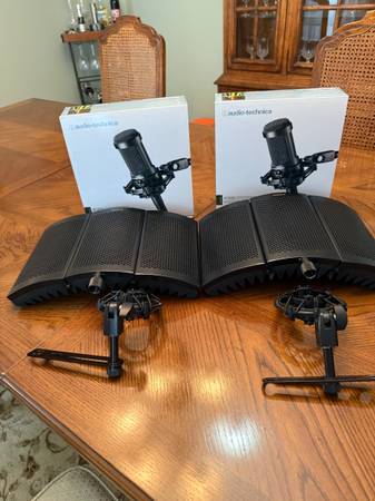 Two Audio Technica. AT2035 microphones new in box 1