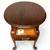 Vintage Leopold Stickley Queen Anne Oval End Table with Drawer 2 thumbnail