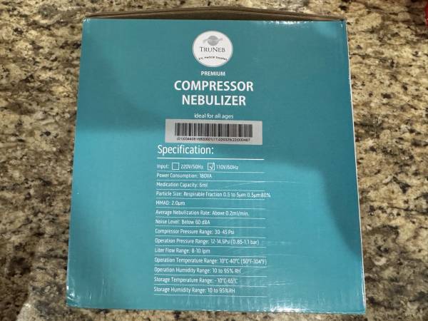 Compresor Nebulizador NUEVO - $40 (Ashburn)63470816026753121