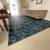 Ben Soleimani Restoration Hardware Blue Hide Hexahide Woven Hide Rug 3 thumbnail