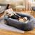 Snuggle Cuddler Oversized Plush Human Dog Bed (open box - Never been used) 1 thumbnail