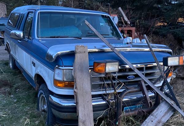 96 Ford reg cab pickup set up for plow 111k miles 1