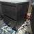 Ikea Black Night Stand w/Glass Topper 3 thumbnail